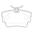 Jeu de 4 plaquettes de frein avant Omnicraft [2135589]