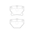 Jeu de 4 plaquettes de frein avant Omnicraft [2135662]