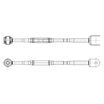 CTR CQ1154R - Bras de liaison, suspension de roue arrière droit