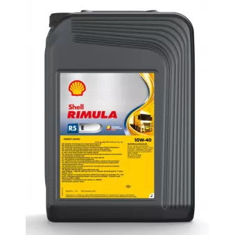 Huile moteur 10W-40 RIMULA R5 E – 20L SHELL 550070443