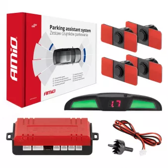 Ensemble de capteurs de recul LED COB 4 capteurs noirs internes 16,5 mm AMIO 02285