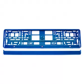 Cadre de plaque d'immatriculation métallisé bleu - AMIO 03174