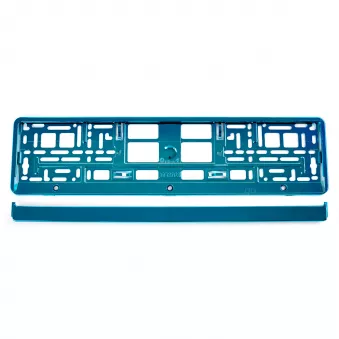 Cadre de plaque d'immatriculation métallisé turquoise AMIO 03177