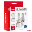AMIO 02974 - Ampoules LED pour voiture série X2 H8 H9 H11 H16 6500K Canbus -