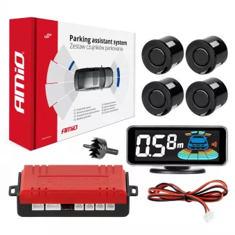 Capteurs de recul de stationnement noirs LED 3D - AMIO 03185