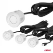 AMIO 03188 - Capteurs de stationnement de recul LED blancs 3D