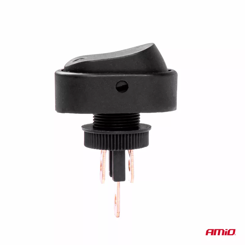 Interrupteur commutateur ellipse avec éclairage 12V 24V - AMIO 03087 - Visuel 2