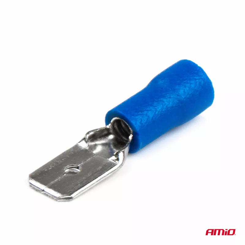 Connecteurs isolés mâles plats 6,35 mm 1,5-2,5 mm² 15A 10 pcs AMIO 03070 - Visuel 1