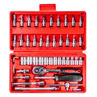 Coffret d'outils de réparation de douilles de 1/4 de clé 46 pièces AMIO 03136