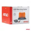 AMIO 03337 - Lampe d'avertissement clignotante gyrophare 60 LED W22M 12V 24V -