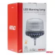 AMIO 03339 - Lampe d'avertissement clignotante gyrophare 24 LED W25SB 12V 24V -