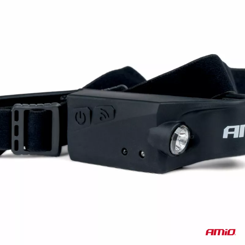 Lampe frontale LED LH05 avec capteur de mouvement AMIO 03241 - Visuel 2