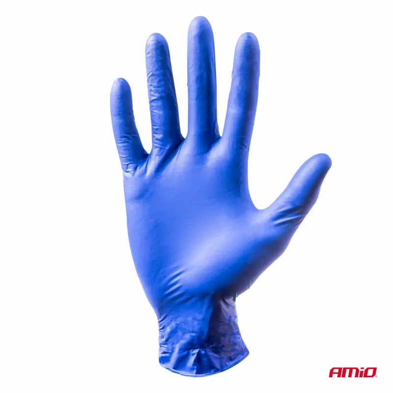 Gants en nitrile sans poudre Nitrylex Basic, taille XL, 100 pièces AMIO MER02959 - Visuel 1