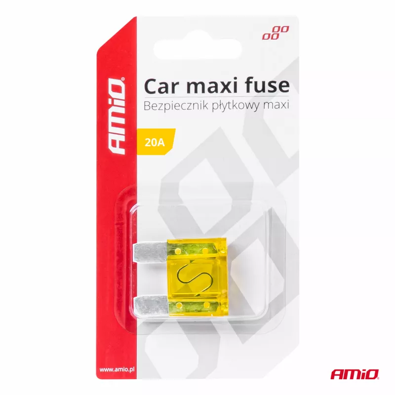 Fusible automobile MAXI 20A - AMIO 03381 - Visuel 2