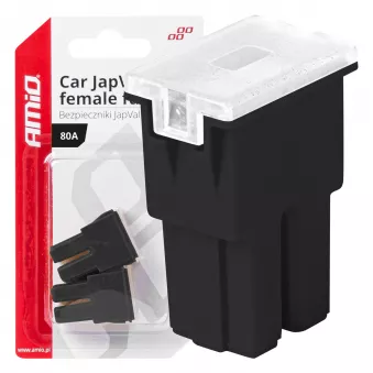 Fusibles automobiles JAPVAL PAL femelles 2 pcs 80A - AMIO [03394]