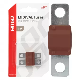 Fusibles automobiles MIDIVAL MTA 70A 2 pcs. AMIO 03477 Fusibles automobiles MIDIVAL MTA 70A 2 pcs. AMIO 03477