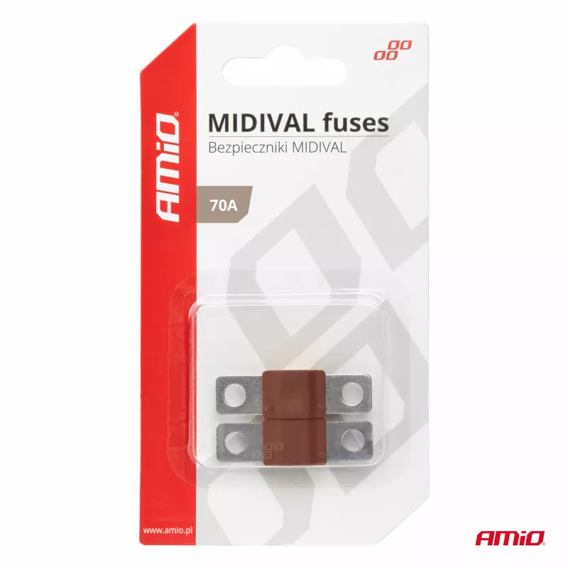 Fusibles automobiles MIDIVAL MTA 70A 2 pcs. AMIO 03477 - Visuel 2