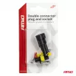 AMIO 03518 - Connecteur prise hermétique 2 broches -