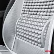 AMIO 03643 - Tapis de siège fauteuil perles avec support lombaire pour voiture