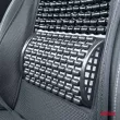 AMIO 03644 - Housse de siège en perles avec support lombaire pour voiture