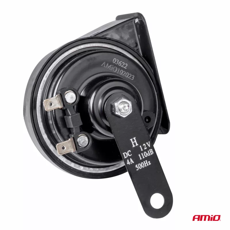 Klaxon signal sonore 12V 2 pièces - AMIO 03622 - Visuel 1