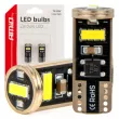 AMIO 03720 - Ampoules LED CANBUS T10e W5W 3x2055 SMD Blanc 12V 24V -