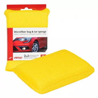Éponge en microfibre pour enlever les insectes et le goudron AMIO 03845