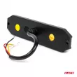 AMIO 03930 - Lampe flash d'avertissement plate 6x3W LED R65 R10 12V 24V -