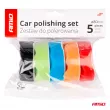 AMIO 03707 - Ensemble d'éponges pour polissage éponges de polissage à scratch 5 pcs 80 mm -