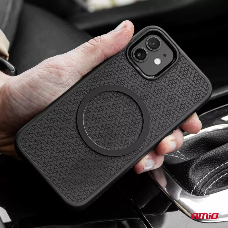 Support de voiture pour téléphone avec chargeur à induction pour pare-brise tableau de bord My Mag 15W - AMIO 03772 - Visuel 2