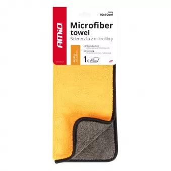 Chiffon microfibre serviette pour sécher la voiture peinture 40x60 cm AMIO 03753