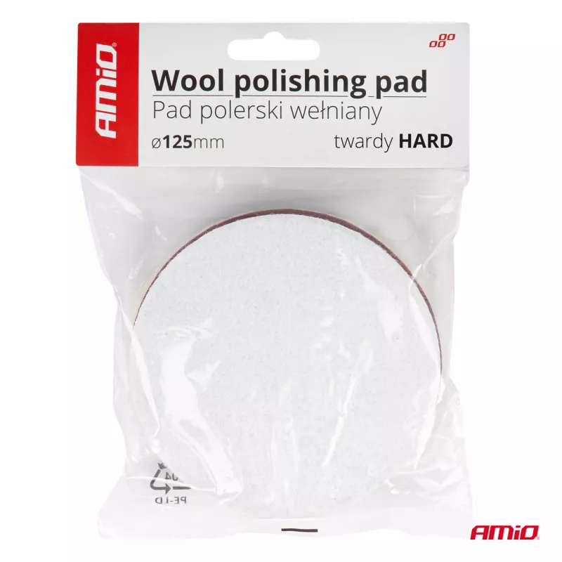 Tampon de polissage en laine 125mm AMIO 03706 - Visuel 2