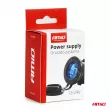 AMIO 04220 - Prise d'alimentation supplémentaire encastrable avec rétroéclairage bleu 12V 24V -