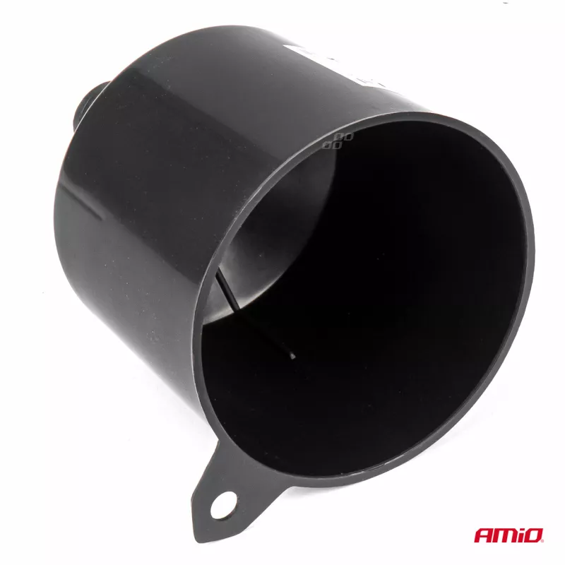 Buse en plastique noire universelle pour carburant, liquide, eau, ovale 12 cm AMIO 04043 - Visuel 1