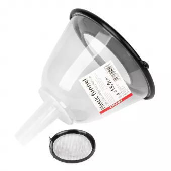Entonnoir en plastique avec demi-couvercle et filtre 13,5 cm AMIO 04042