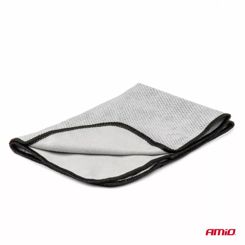 Chiffon en microfibre pour polissage de voiture 30x40 cm 230g AMIO 03975 - Visuel 1