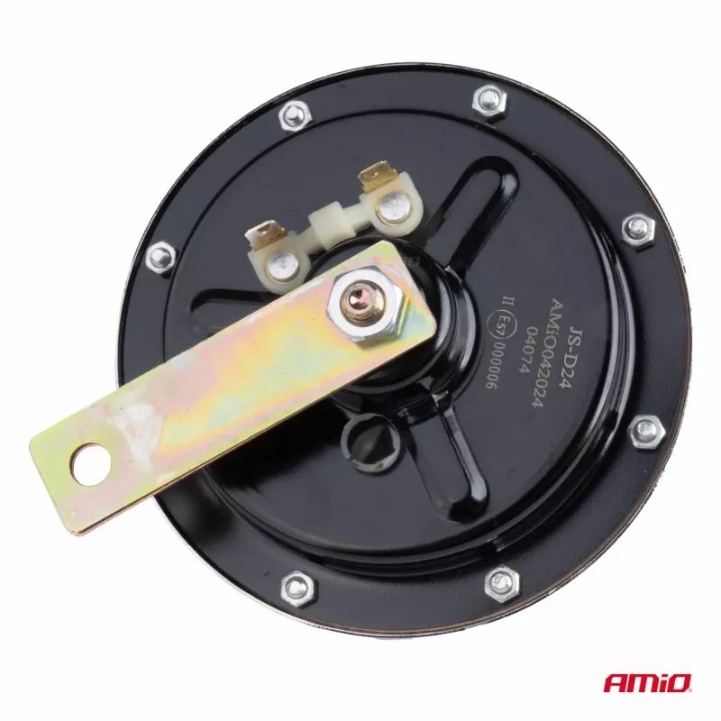 Klaxon signal sonore chrome 125 mm 12V - AMIO 04074 - Visuel 2