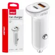 AMIO 03875 - Chargeur de voiture USB-A + USB-C 20W -