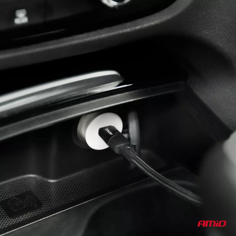 Chargeur de voiture USB-C 20W - AMIO 03876 - Visuel 1