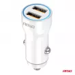 AMIO 03879 - Chargeur de voiture 2x USB-A -