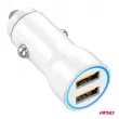 AMIO 03879 - Chargeur de voiture 2x USB-A -