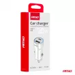 AMIO 03881 - Chargeur de voiture USB-A + USB-C 20W -