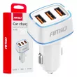 AMIO 03889 - Chargeur de voiture 3x USB-A 30W -