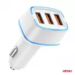 AMIO 03889 - Chargeur de voiture 3x USB-A 30W -