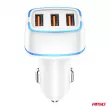 AMIO 03889 - Chargeur de voiture 3x USB-A 30W -