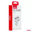 AMIO 03889 - Chargeur de voiture 3x USB-A 30W -