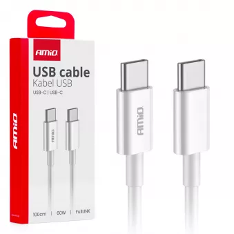 Câble de charge USB-C - USB-C 60W 100cm FullLINK - AMIO 03896