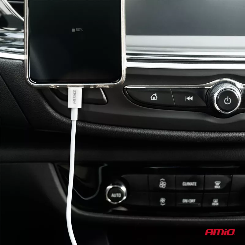 Câble de charge USB-C - LIGHTNING IPHONE PD 20W 100cm FullLINK - AMIO 03898 - Visuel 1