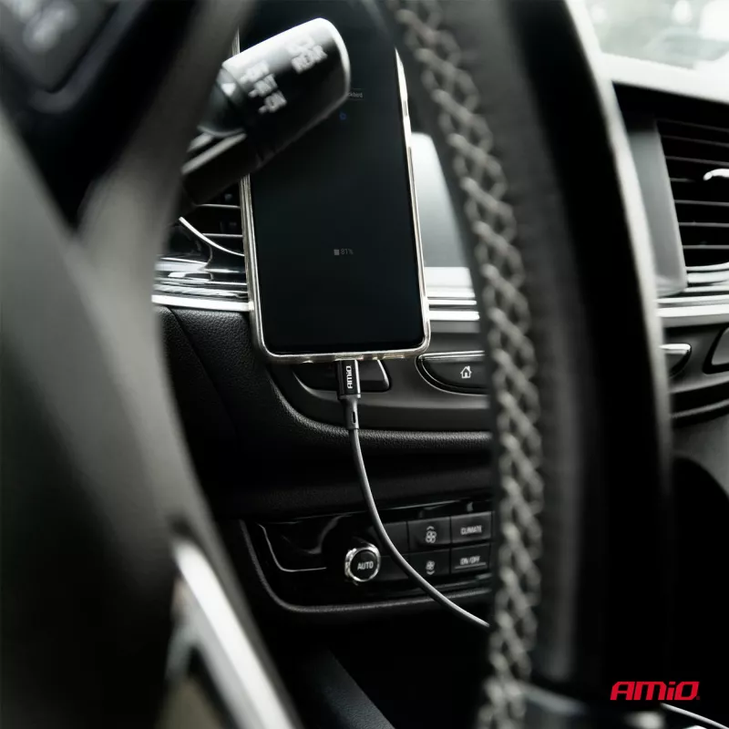 Câble de charge USB-A - USB-C 2A 200cm FullLINK - AMIO 03900 - Visuel 1