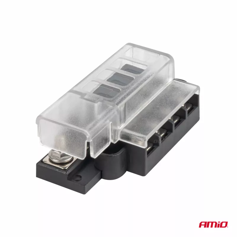 Boîte à fusibles connecteurs à vis 4 prises - AMIO 03835 - Visuel 1
